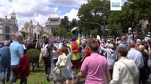 В Мадриде тысячи человек вышли на протест против сокращения расходов на здравоохранение