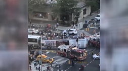 В Нью-Йорке столкнулись автобусы: десятки пострадавших 