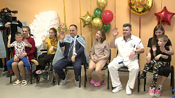 Головченко принял участие в акции "Наши дети" и посетил РНПЦ травматологии и ортопедии