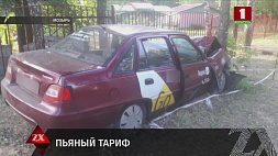 Таксист посадил за руль пьяного пассажира, который не справился с управлением