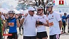 Команда НОК с участием Президента победила в лыжероллерной эстафете в День города