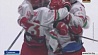 Юниорская сборная Беларуси по хоккею до 18 лет выигрывает матч у Латвии
