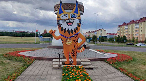 Города Минской области украшают символикой II Игр стран СНГ