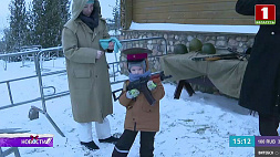 Резиденция военного Деда Мороза открылась на "Линии Сталина" в Минском районе