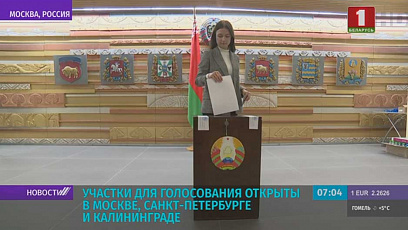 Досрочное голосование в Палату представителей проходит в посольстве Беларуси в Москве