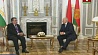 Во Дворце Независимости прошли переговоры Александра Лукашенко и  Эмомали Рахмона