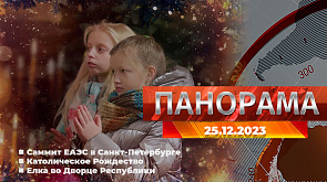Саммит ЕАЭС в Санкт-Петербурге, католическое Рождество, елка во Дворце Республики, премьера песни Захаровой, попытки Майдана в Сербии - главное за 25 декабря в "Панораме"