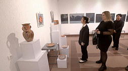 Беларусь глазами зарубежных студентов в творческих композициях представлена в художественной галерее "Университет культуры"