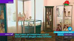 Выставка антикварных кукол в проходит в "Гостиной Владислава Голубка" 