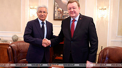Глава МИД Беларуси встретился в Минске с генеральным секретарем ОДКБ