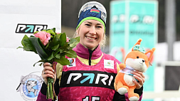 Динара Алимбекова-Смольская стала второй в спринте на этапе Кубка Содружества по биатлону в Раубичах