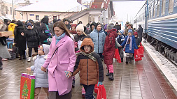 Дети из ЛНР после оздоровления и реабилитации в Беларуси возвращаются домой