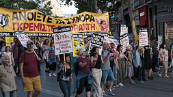 В Греции задержаны десятки протестующих на акции в поддержку мигрантов