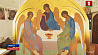 Для  храма святой блаженной Матроны Московской г. Солигорска расписывают иконостас