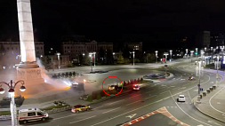 Погоня в центре Минска - видео впечатляет