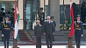 Церемония встречи президентов Беларуси и Индии  Александра Лукашенко и Пранаба Мукерджи