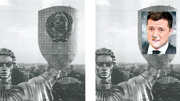 Герб СССР на памятнике "Родина-мать" заменит украинский трезубец