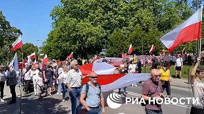 В Варшаве антивоенный марш 