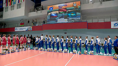 Сборная Беларуси по волейболу одержала победу в финале II Игр стран СНГ