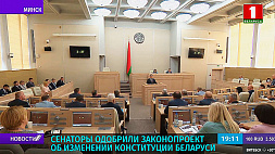 Сенаторы одобрили законопроект "Об изменении Конституции Беларуси"
