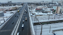Ремонт самого длинного путепровода Минска на проспекте Жукова -   на финишной прямой