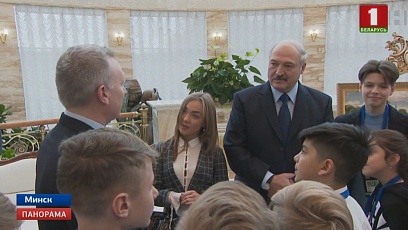У шчырых зносінах прагучалі пажаданні ад Аляксандра Лукашэнкі ўдзельнікам дзіцячага "Еўрабачання"
