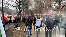 В Варшаве к протестующим фермерам присоединились шахтеры, охотники и лесники