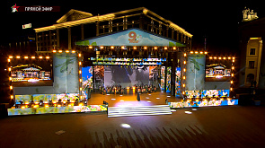 История Победы звучала на Октябрьской площади в Минске известными голосами Большого театра и заслуженных артистов 