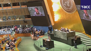 Зеленский выступил в полупустом зале на 78-й сессии Генассамблеи ООН