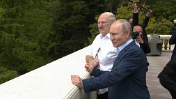 Сегодня в неформальной обстановке в Сочи у Лукашенко состоялись переговоры с Путиным