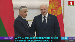 Президент Беларуси принял верительные грамоты послов иностранных государств