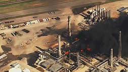 В Техасе произошел пожар на заводе по производству пропана 
