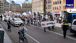 Марш против поставок оружия Киеву прошел в Амстердаме 