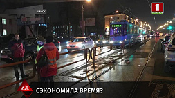 В Минске трамвай сбил женщину