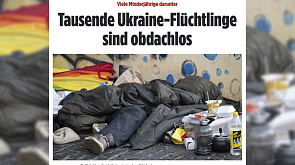 Число бездомных в Германии резко возросло из-за украинцев