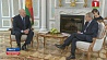 Президент Беларуси встретился с Еврокомиссаром Йоханнесом Ханом