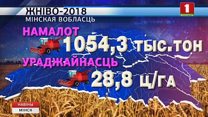Минская область держит высокий темп уборочной