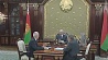 Президент провел рабочую встречу с Анатолием Сиваком и Александром Радьковым