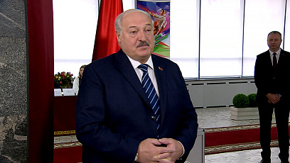 Александр Лукашенко дал интервью после того, как сделал свой выбор на едином дне голосования