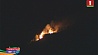 На северо-востоке Испании всю ночь полыхал сильный лесной пожар