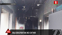 Работники МЧС спасли супружескую пару на пожаре в Бобруйске