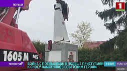 Польские телеканалы транслировали в прямом эфире издевательства над памятниками советским героям  