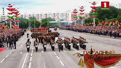 К параду в честь 75-летия освобождения Беларуси готовятся суворовцы, лицеисты МЧС и кадеты