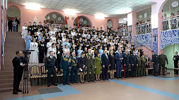 Новогодний бал состоялся в Минском областном кадетском училище