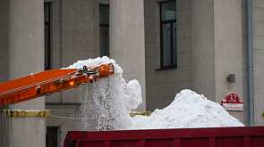 Снежный циклон накрыл всю Ленинградскую область - местами высота снежного покрова достигает 1,5 м