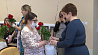 В рамках акции "Белая Русь с любовью к детям!" поздравили минчанок, которые стали мамами в день рождения Заводского района