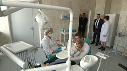14-я городская детская поликлиника сегодня открылась во Фрунзенском районе города Минска