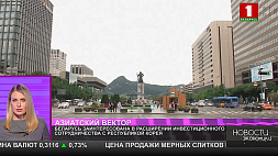 Беларусь заинтересована в расширении инвестиционного сотрудничества с Республикой Корея