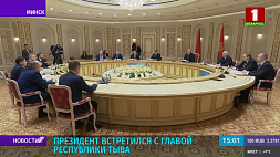 Президент Беларуси главе Республики Тыва: Надо закладывать сильный фундамент под наше сотрудничество