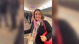 "Здесь с пола есть можно!" Американка поделилась эмоциями и сравнила метро Минска и Нью-Йорка